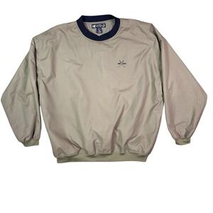 Big Dogs "Fun & Attitude" Golf Windbreaker Pullover Long Sleeve Jacket Men's XL